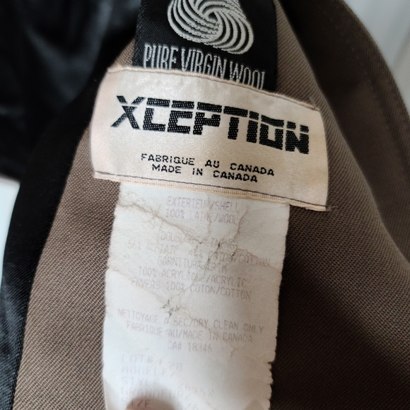 Vintage Xception Wool trench coat - Picture 5 of 5